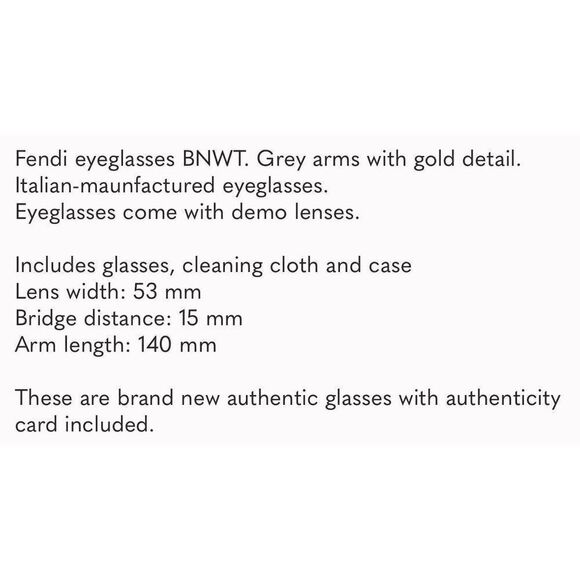 New Fendi CUBE FF 0232 807 Burgandy Eyeglasses - Picture 8 of 8